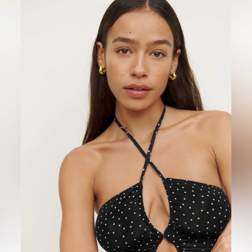 REFORMATION Dixon Halter Dress